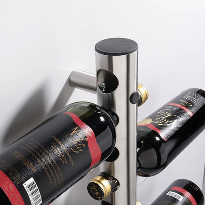 Wall-mounted bottle holder - 12 wines