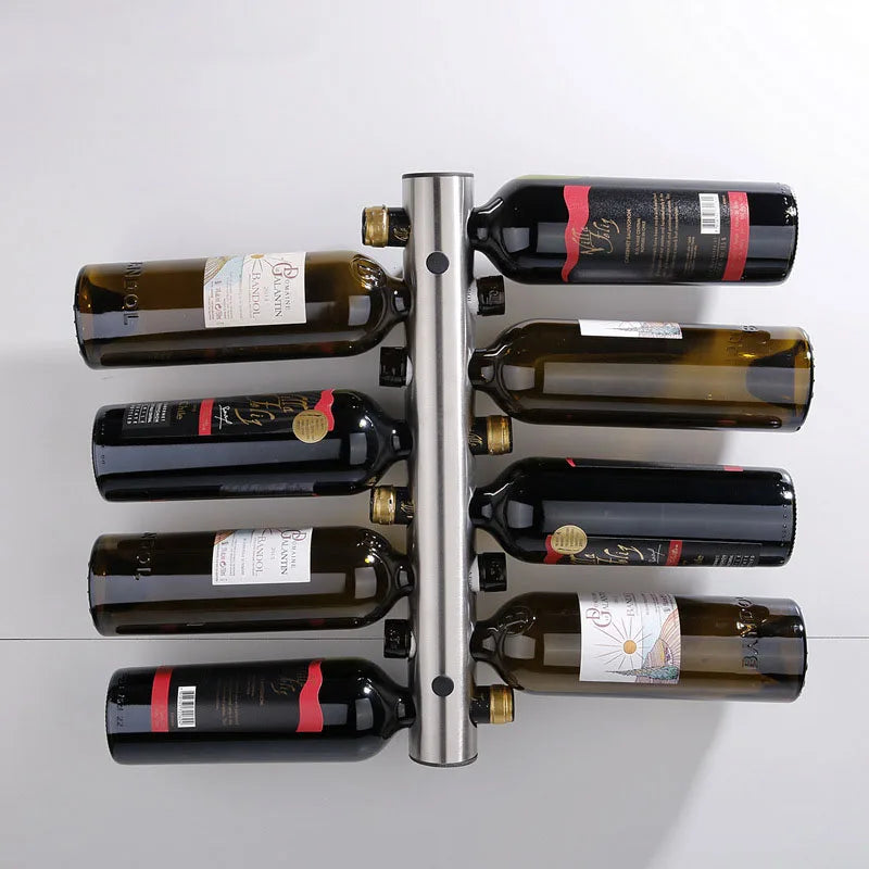 Wall-mounted bottle holder - 12 wines