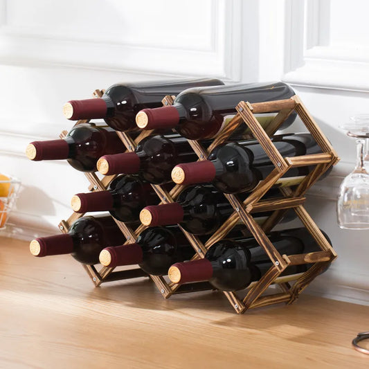 Wine rack - Wood 6-10 wines